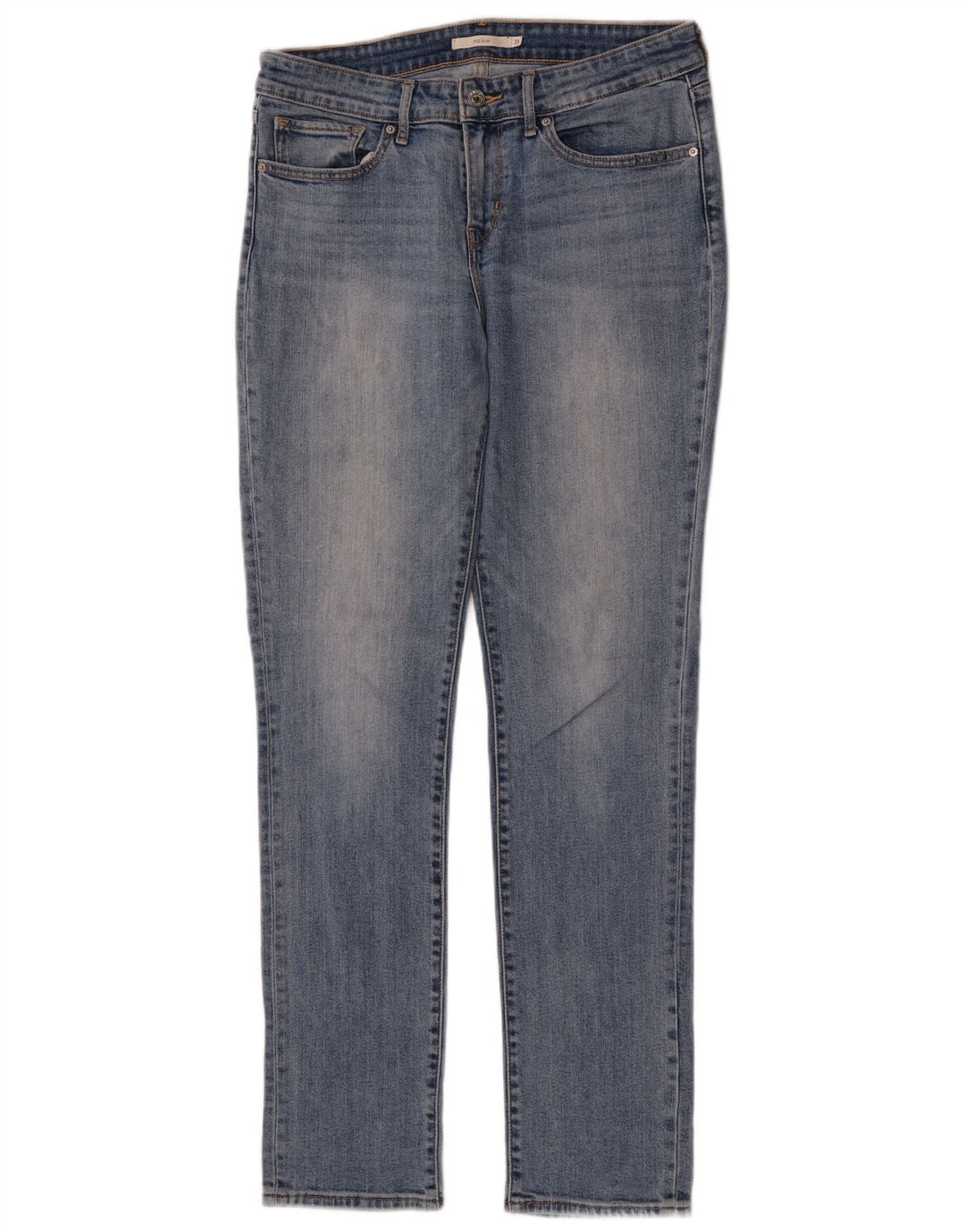 Damskie jeansy Levi's 712 Slim W31 L32 Niebieskie bawełniane
