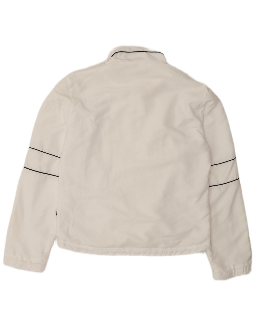 Damska kurtka dresowa Fila UK 16, duża, biała, poliestrowa