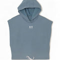 Damska kamizelka oversize z kapturem Under Armour Crop UK 10 Small Blue