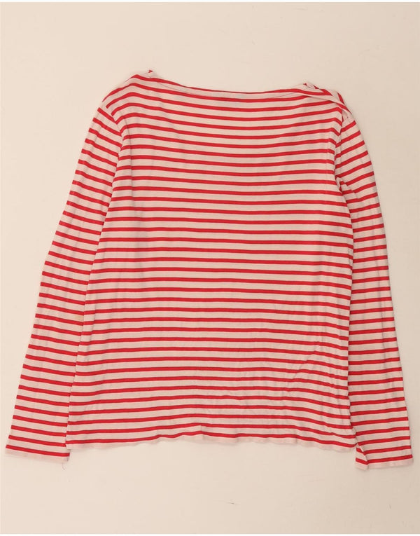 Top damski Gant z długim rękawem UK 20 2XL, bawełniany w czerwone paski