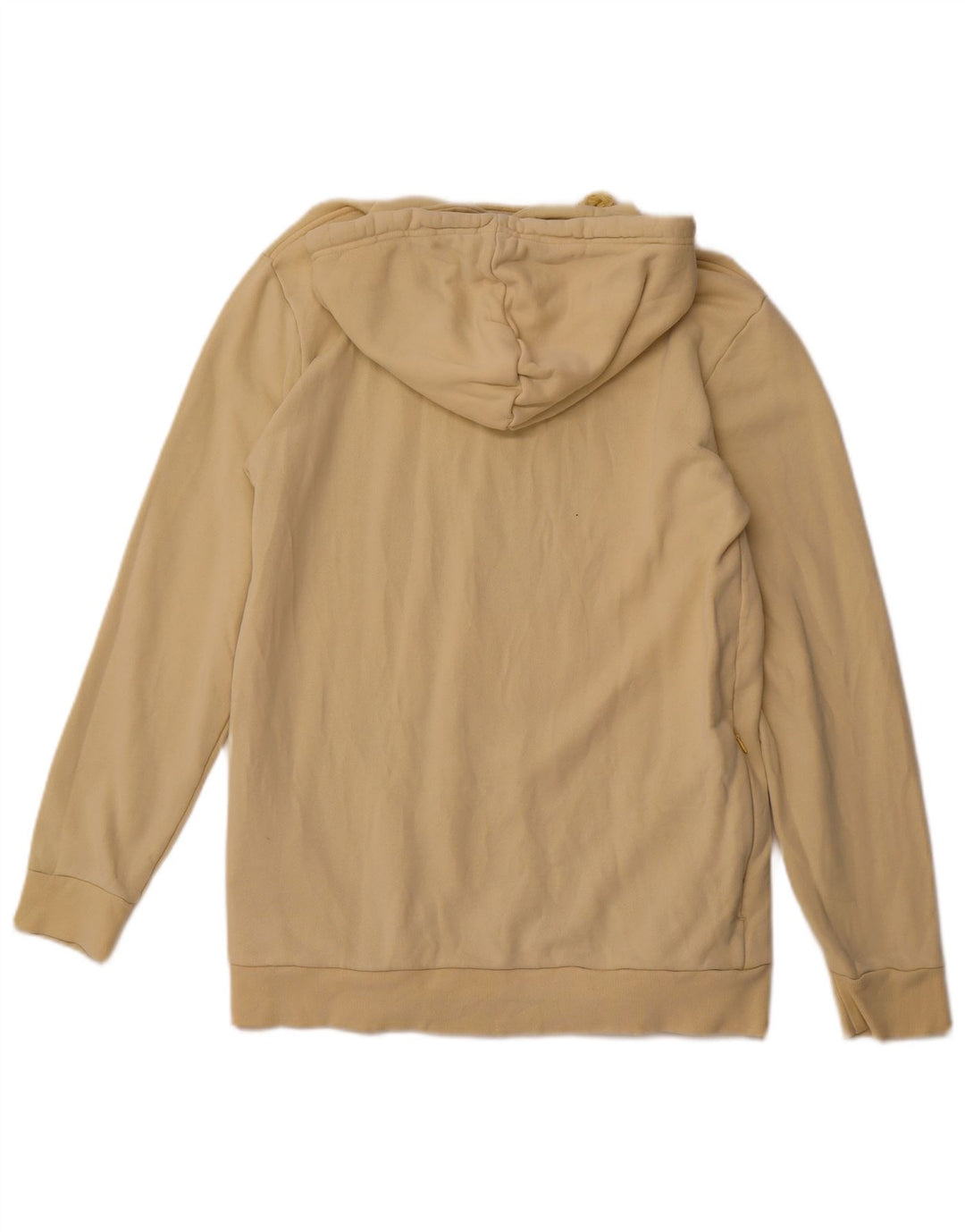 Męski sweter z kapturem ADIDAS z grafiką, średni żółty, bawełniany