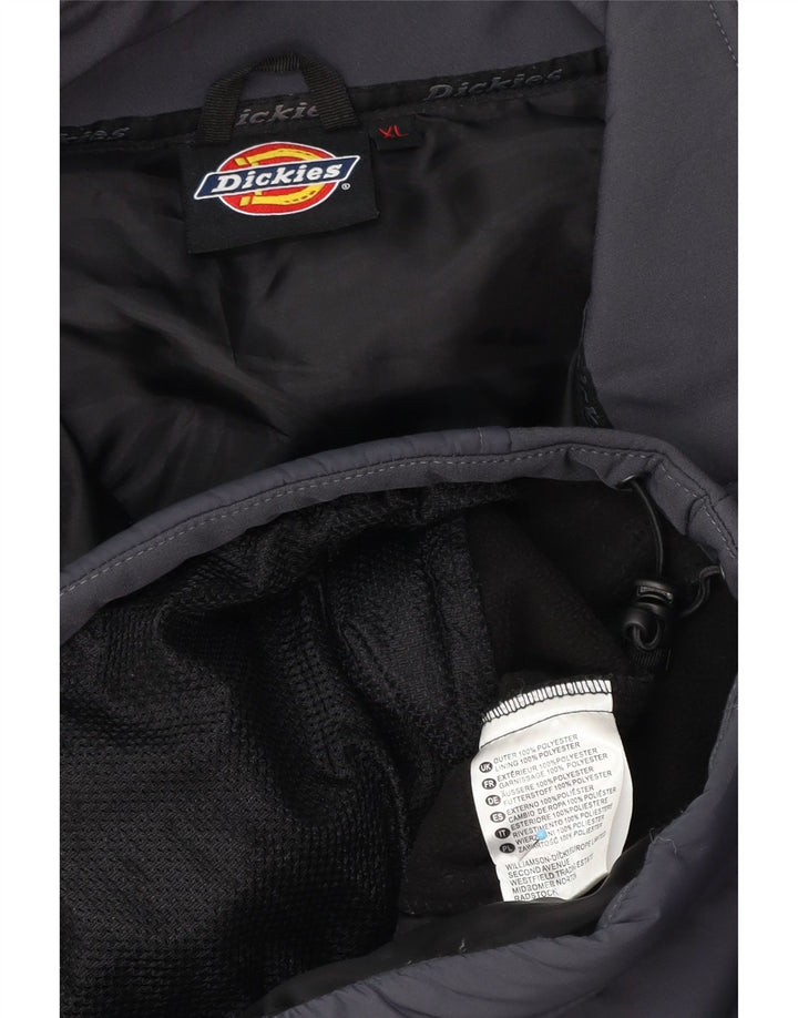 Męska ocieplana kurtka Dickies UK 42 XL, niebieski poliester z blokami kolorów