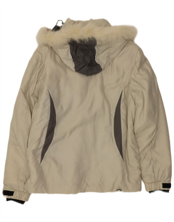 Męska kurtka narciarska z kapturem Colmar IT 46 Small Beige Colorblock
