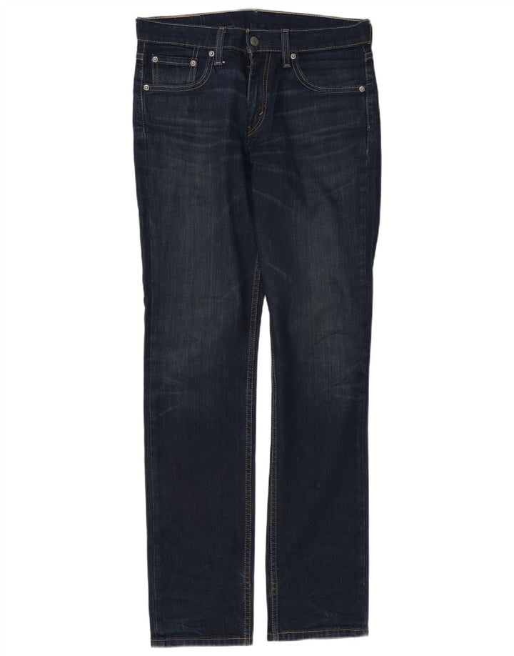 Męskie jeansy LEVI'S 511 Slim W30 L34 Granatowa bawełna