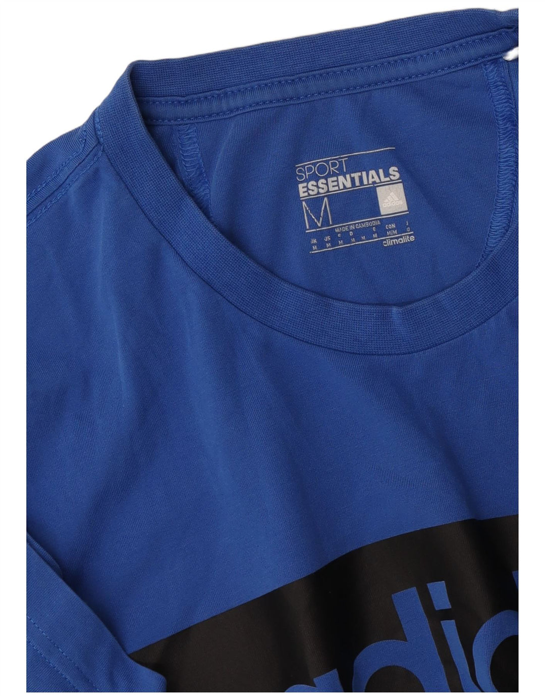 Męska koszulka Adidas Climalite Graphic Top Medium Blue