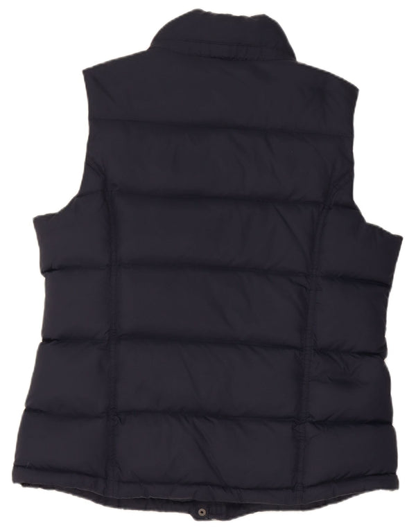 Damska wyściełana kamizelka Crew Clothing UK 14, duża, granatowa, nylonowa