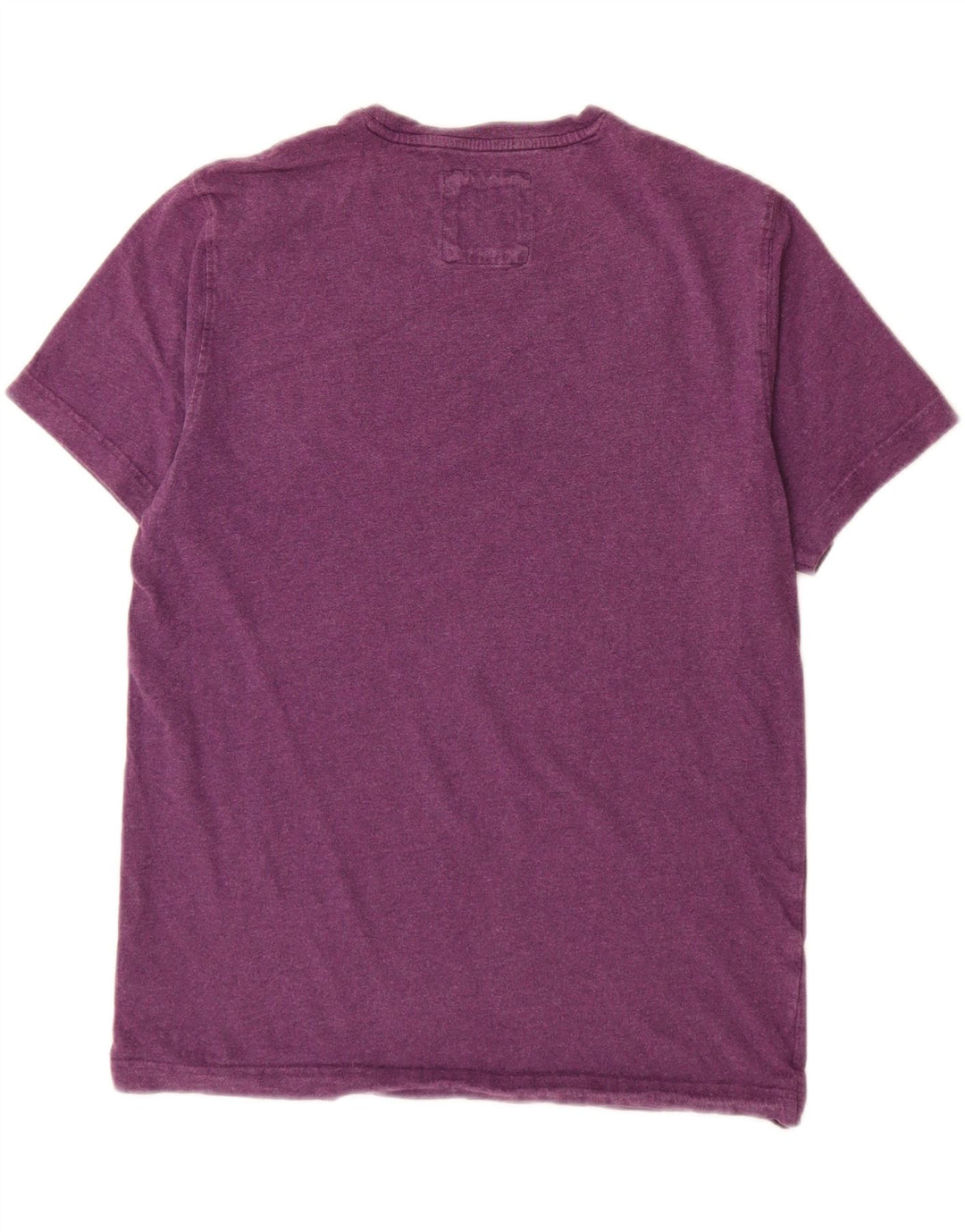 Crew Clothing Męski T-shirt Top Średni Fioletowy Bawełna