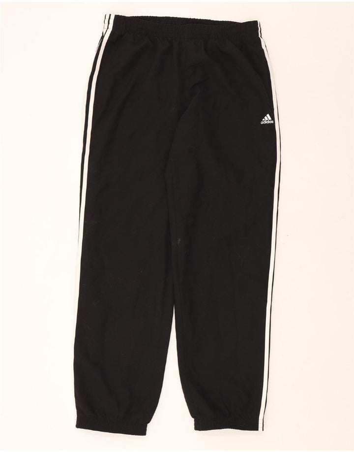 Męskie spodnie dresowe ADIDAS Climalite, duże, czarne, poliestrowe