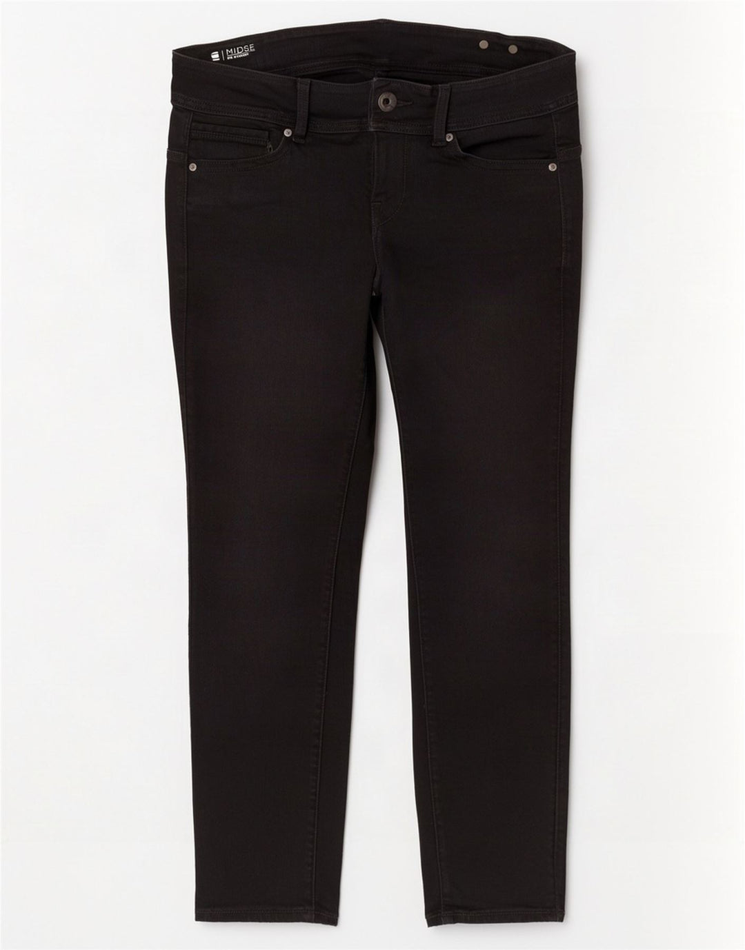 Damskie jeansy G-Star Midge Mid Rise Slim W33 L30 Czarne