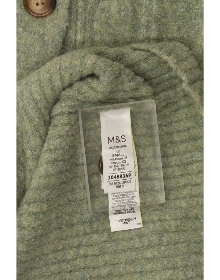 Sweter damski Marks & Spencer Longline Cardigan UK 10 Small Green