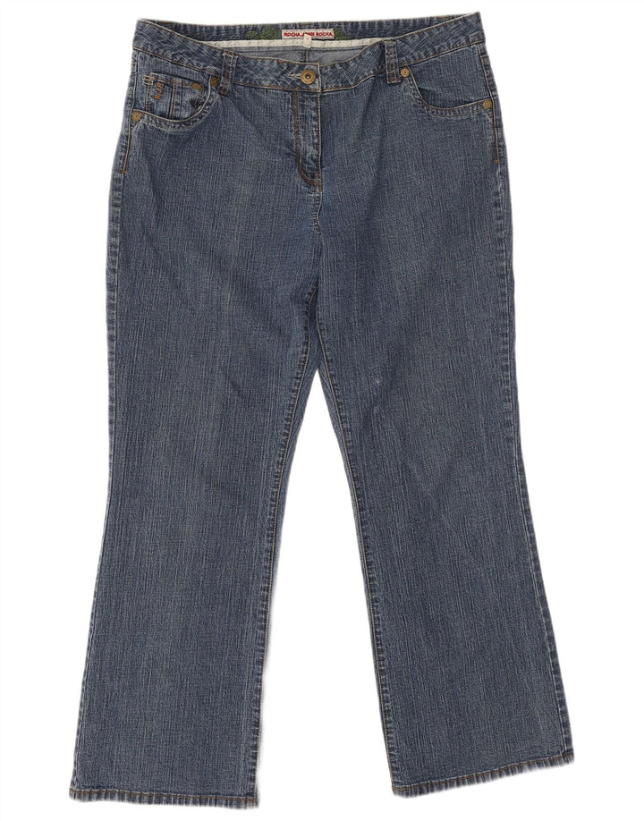 Damskie jeansy Bootcut John Rocha UK 18XL W38 L30 Niebieskie bawełniane
