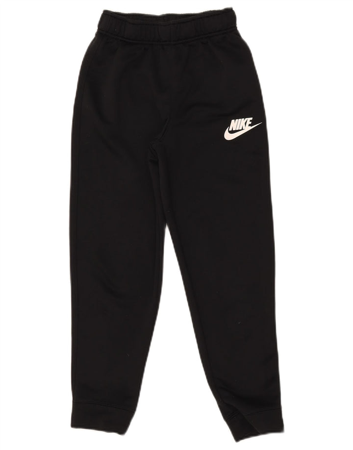 Chłopięce spodnie dresowe Nike, joggery, 8-9 lat, małe, czarne, poliestrowe