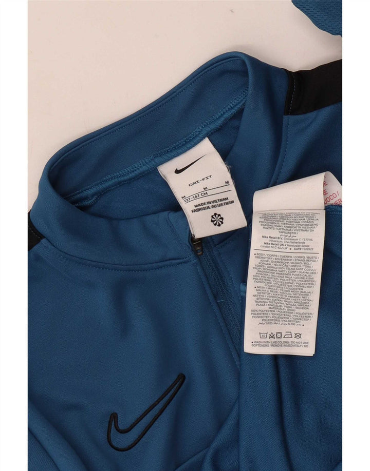 Chłopięcy dres Nike Dri Fit z pulowerem 10-11 lat, średni niebieski