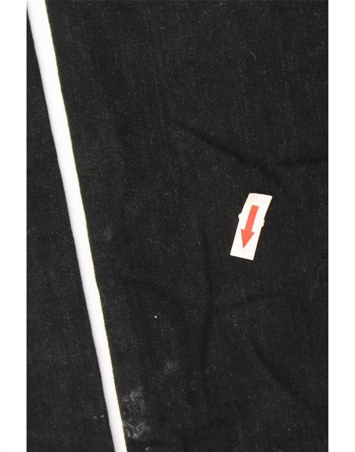 Męskie dżinsy Levi's 514 Straight W36 L34 Czarna bawełna
