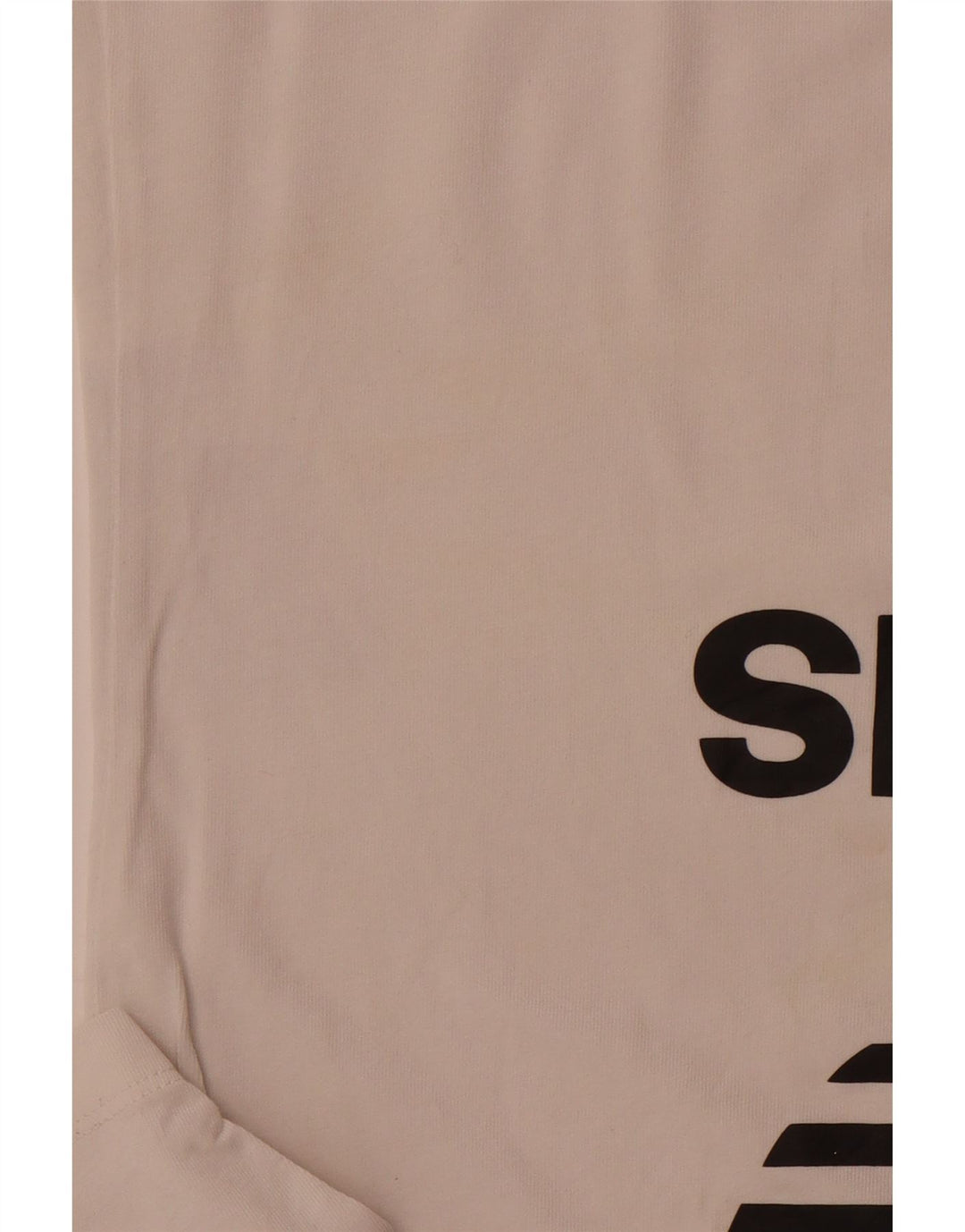 Damska koszulka z grafiką ADIDAS Top UK 10, mała, biała, bawełniana