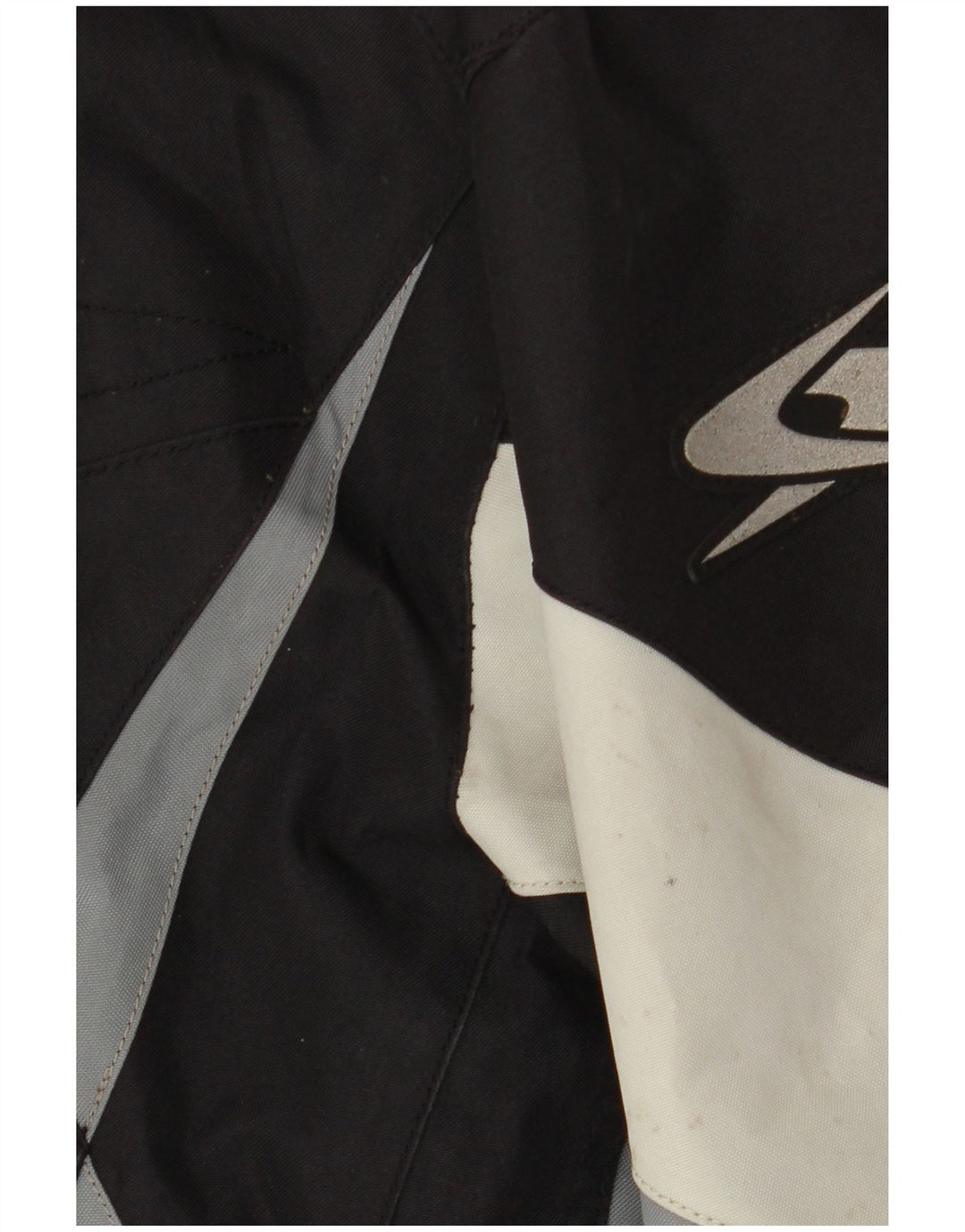 Męska kurtka bomber Spyke Graphic UK 40, duża, czarna, z blokami kolorów