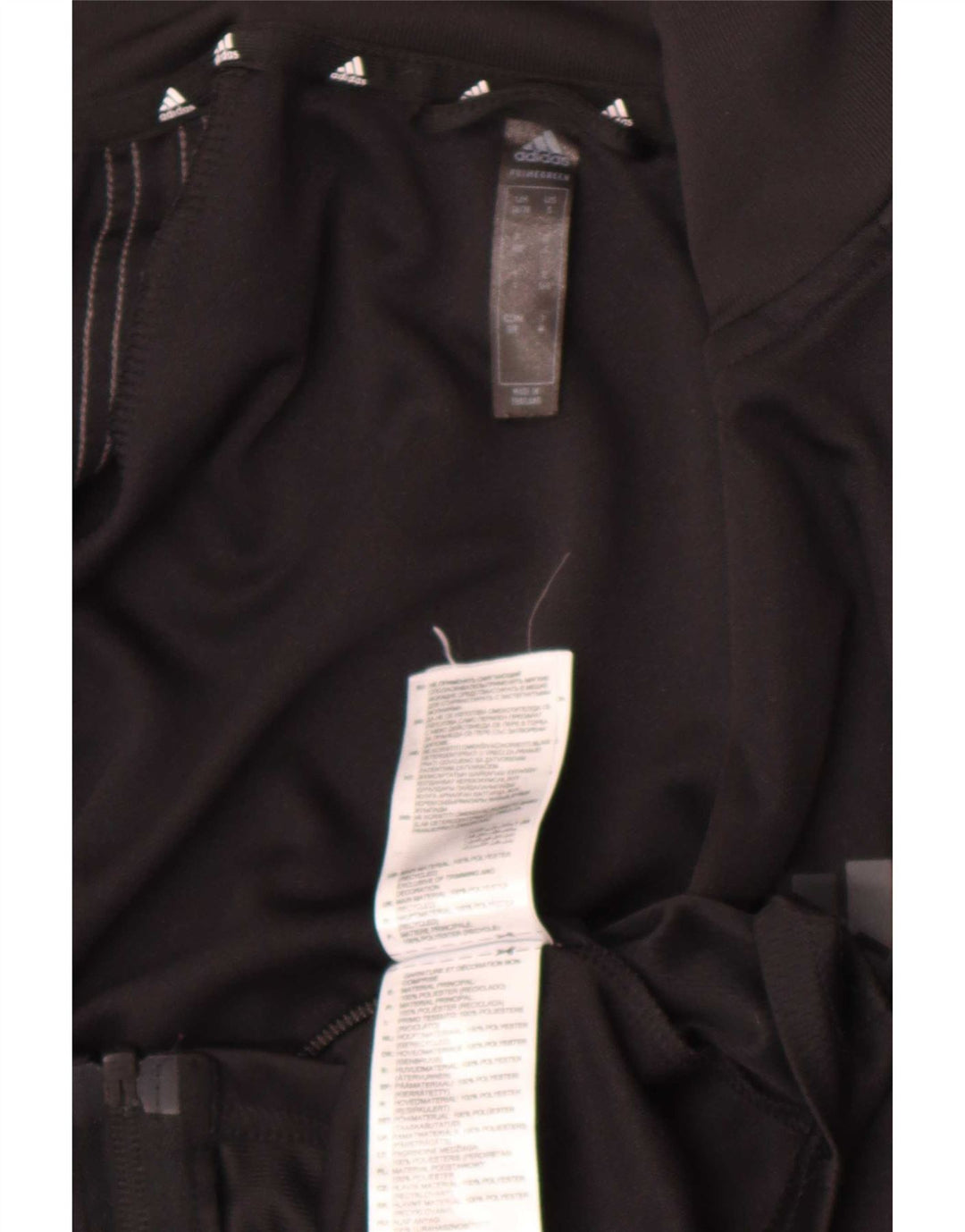 Adidas Męska kurtka dresowa Aeroready UK 36/38 Mały czarny poliester