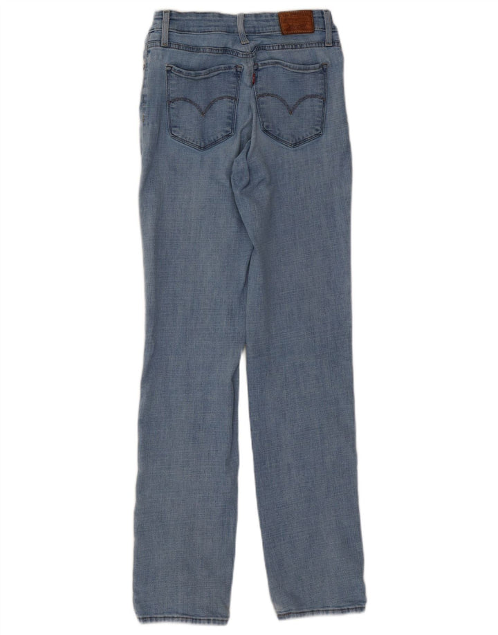 Damskie proste dżinsy LEVI'S W29 L32 Niebieskie bawełniane
