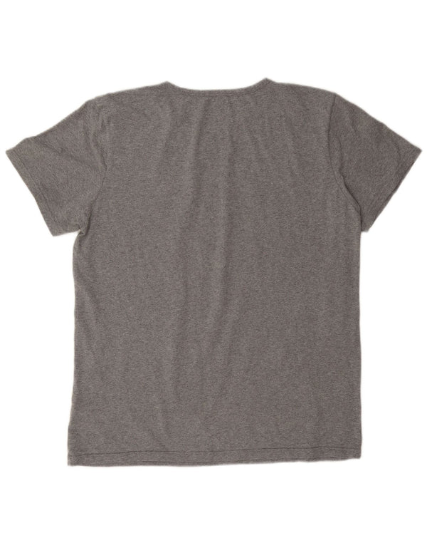 T-shirt damski Tommy Hilfiger Top UK 18 XL, szara bawełna