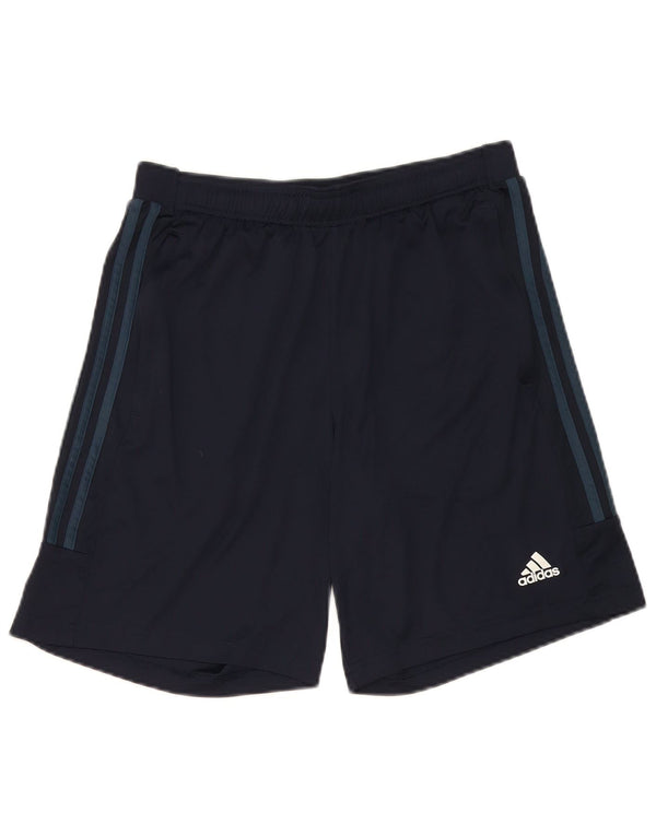 Męskie spodenki sportowe Adidas Aeroready, średni granatowy poliester