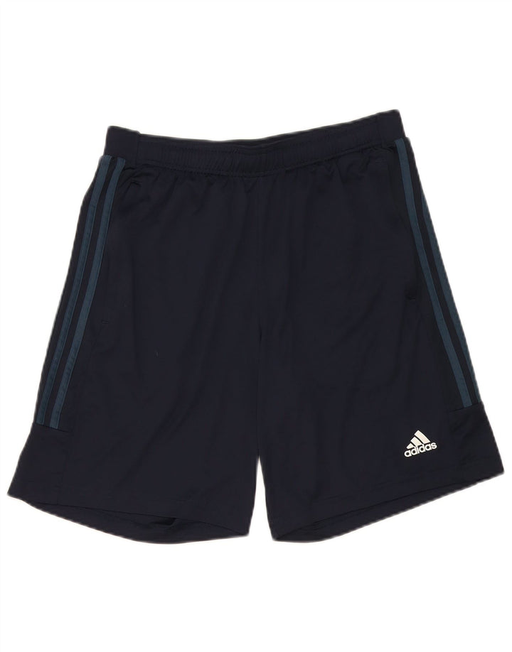 Męskie spodenki sportowe Adidas Aeroready, średni granatowy poliester