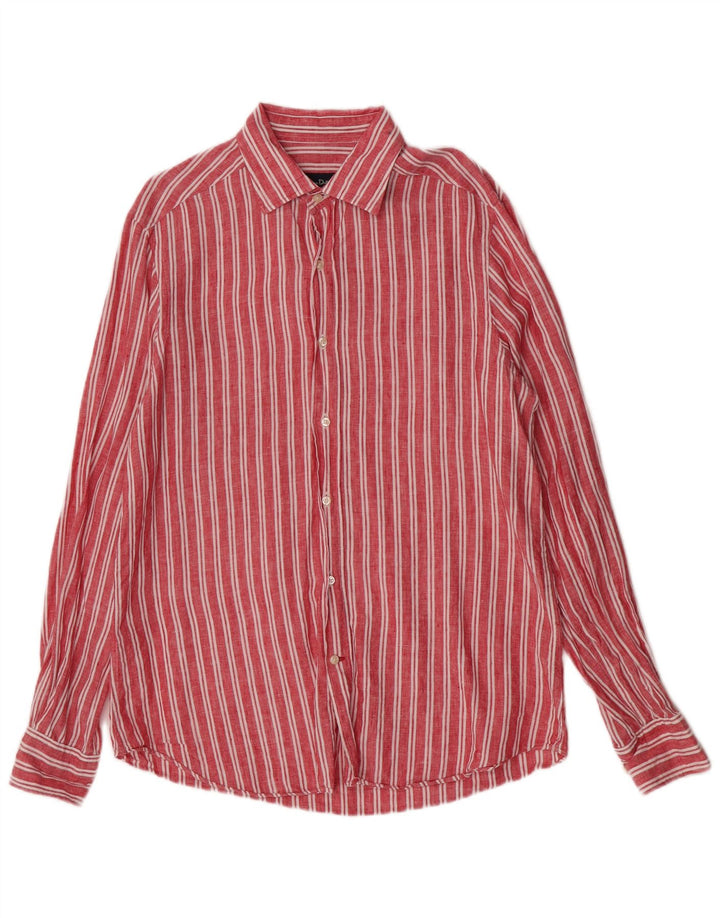 Koszula męska Massimo Dutti w duże czerwone paski