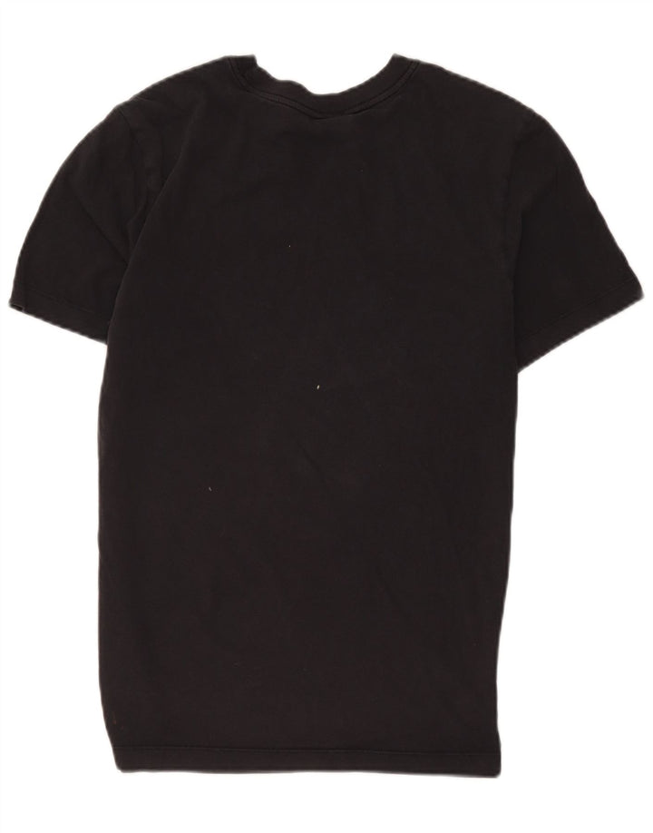 Męski T-shirt z grafiką Nike, mały, czarny, bawełniany