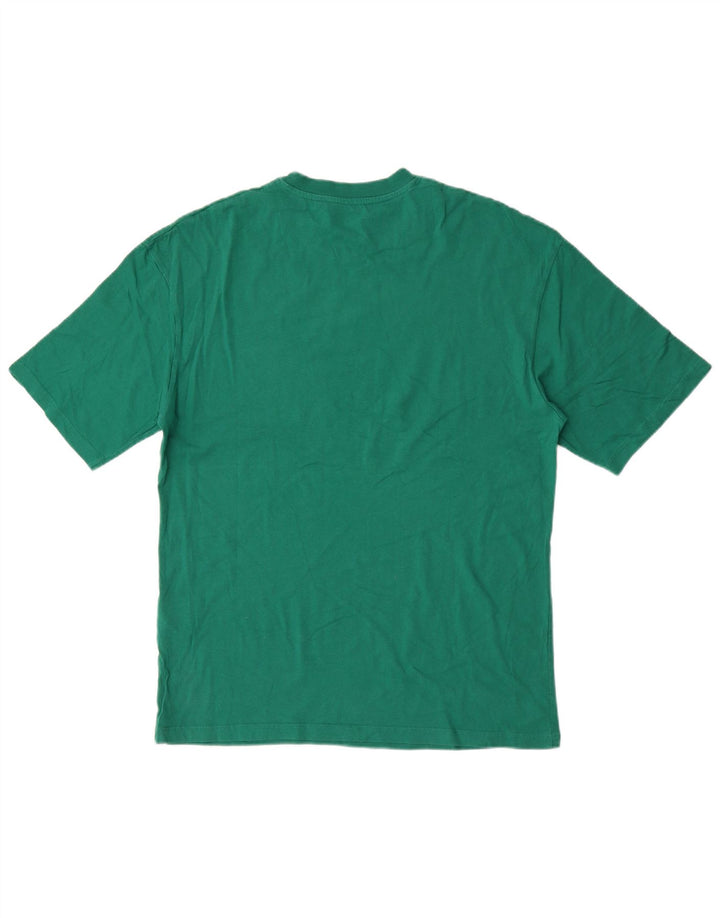 T-shirt męski Jack & Jones o regularnym kroju, średniej wielkości, zielony, bawełniany