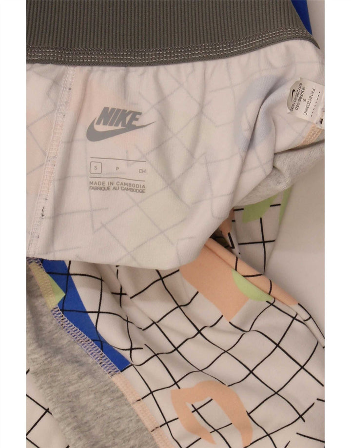 Damskie spodnie dresowe Nike Joggers UK 8 Małe szare geometryczne