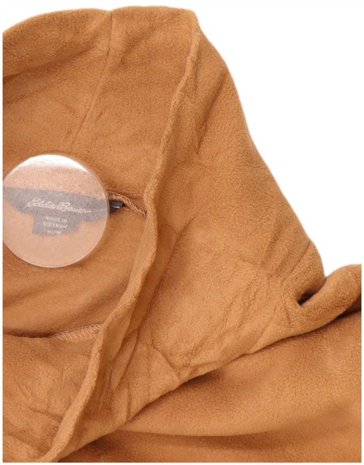 Damski sweter z długim rękawem Eddie Bauer UK 14, średni brązowy poliester