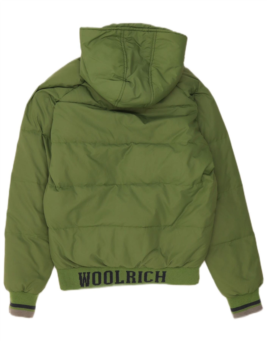 Chłopięca ocieplana kurtka z kapturem Woolrich 13-14 lat, zielona