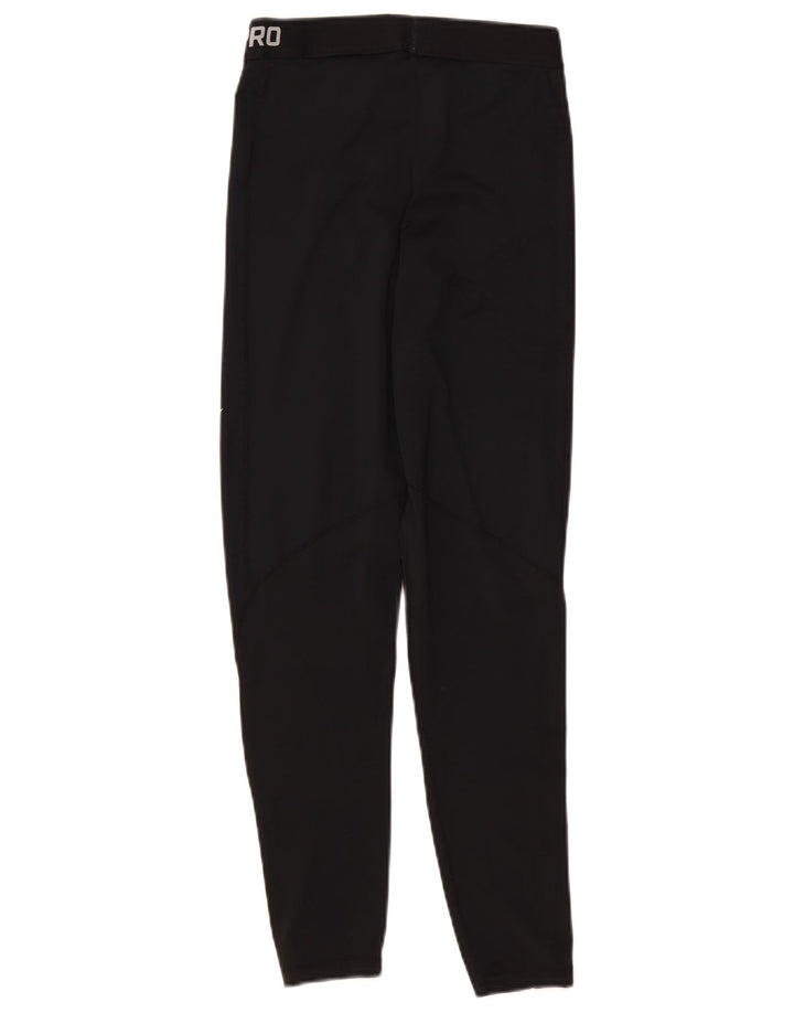 Damskie legginsy Nike Dri Fit Graphic UK 12, średni czarny poliester