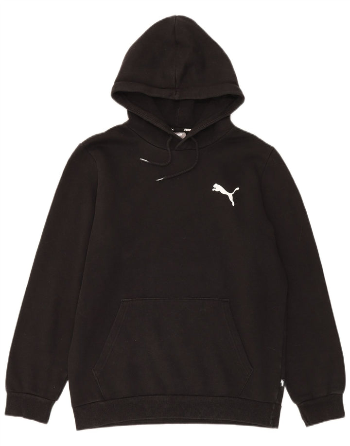Męski sweter z kapturem Puma, mały, czarny, bawełniany