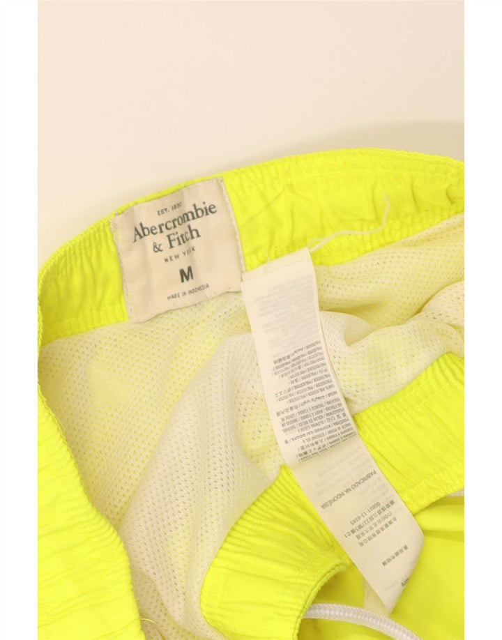 Męskie spodenki kąpielowe Abercrombie & Fitch, średni żółty poliester