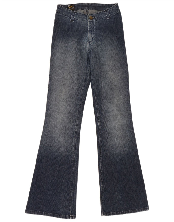 Damskie jeansy rozkloszowane Lee W26 L33 Niebieskie bawełniane