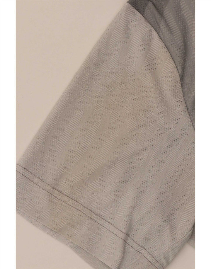 Adidas Męski T-shirt Top Duży Szary Tie Dye Poliester