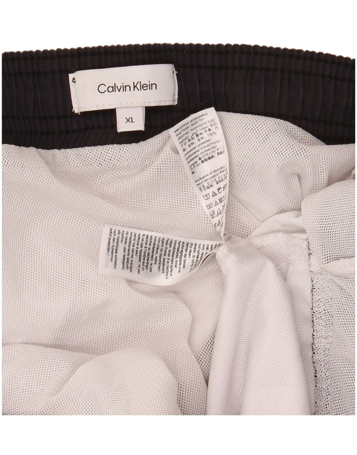 Męskie spodenki kąpielowe Calvin Klein XL, biały poliester