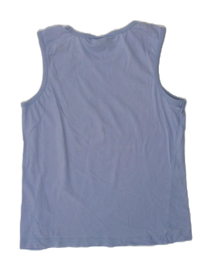 PUMA Girls Graphic Vest Top 11-12 Years Large Blue Vintage Puma and Second-Hand Puma from Messina Hembry 