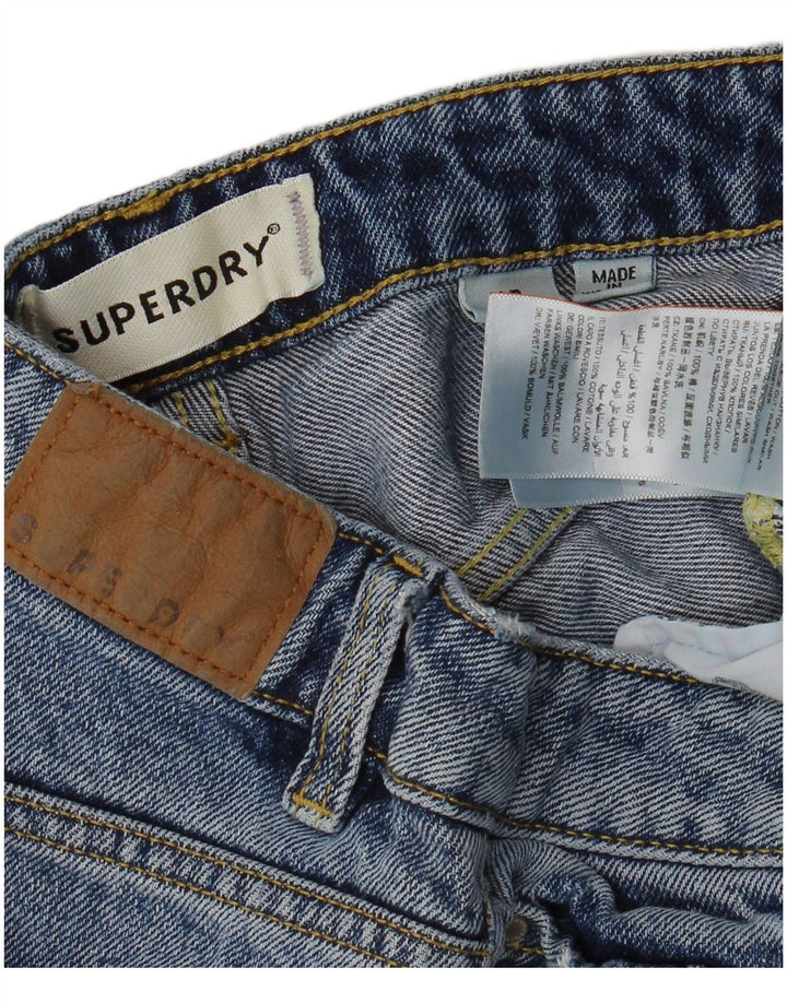 Damskie spodenki jeansowe SUPERDRY W26 Małe, niebieskie, bawełniane
