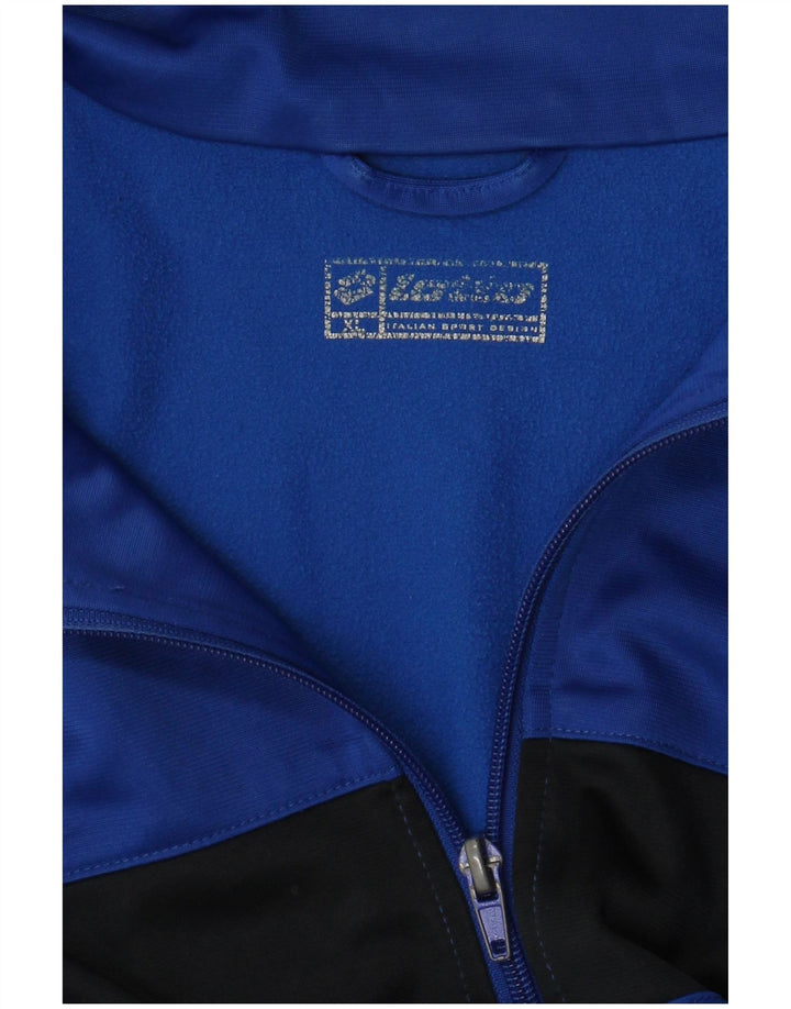 Męska kurtka dresowa Lotto XL w kolorze niebieskim