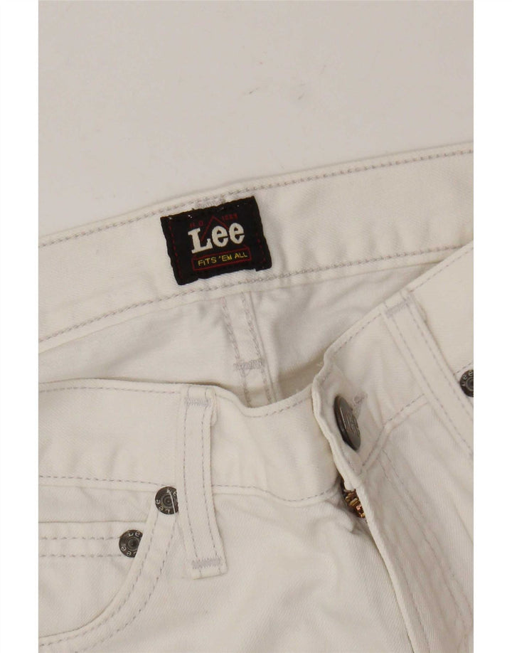 Damskie spodnie Lee Bootcut W28 L28 białe