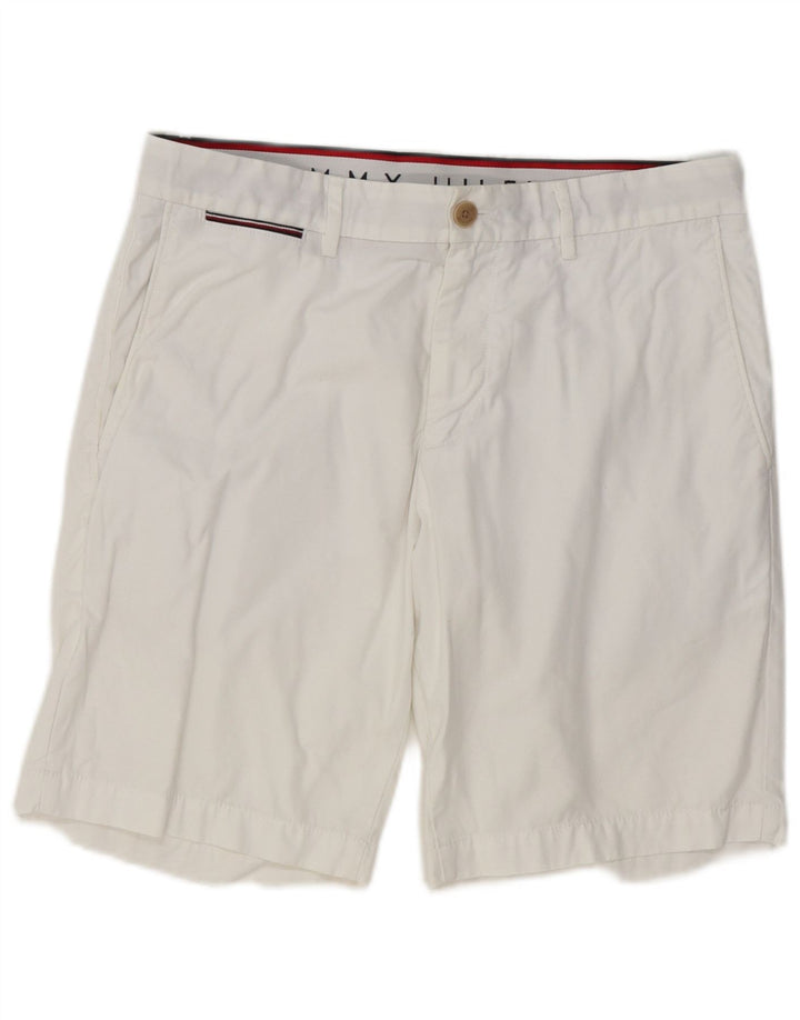 Męskie spodenki Chino Tommy Hilfiger Brooklyn W32 Średnio biała bawełna
