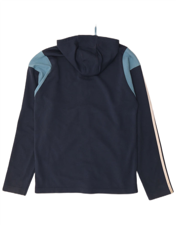 Męska kurtka dresowa Adidas Aeroready, średnia, granatowa, z blokami kolorów