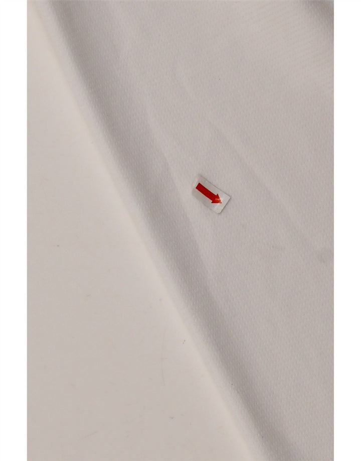 Męski sweter ADIDAS z zamkiem błyskawicznym, 2XL, biały poliester