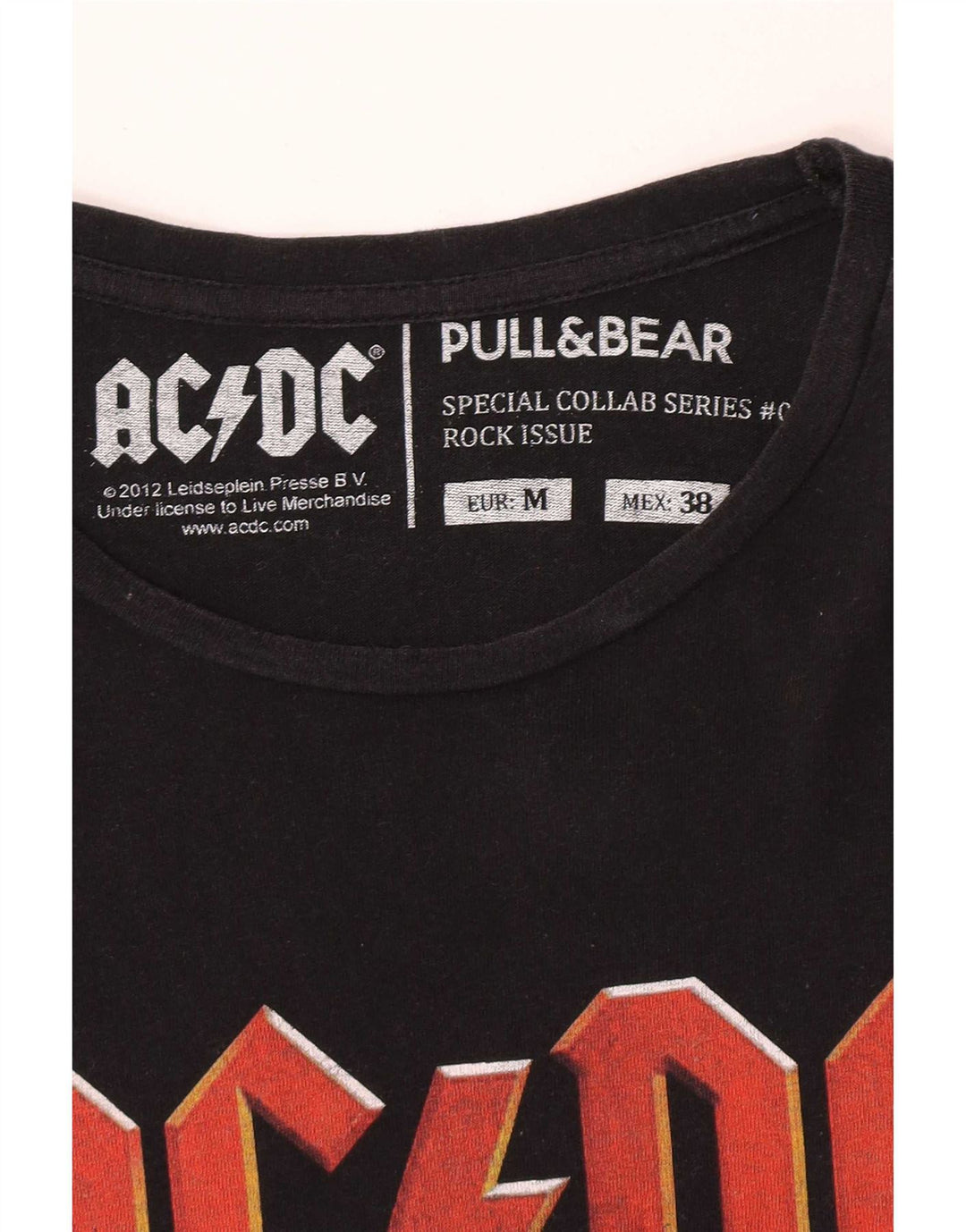Męski T-shirt z grafiką Pull & Bear, średni czarny