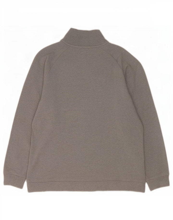Męski sweter Lacoste z zamkiem błyskawicznym, rozmiar 6 XL, szara bawełna