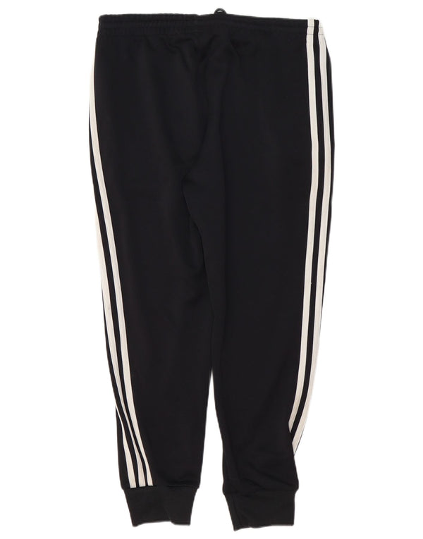 Damskie spodnie dresowe ADIDAS Joggers UK 12 Średni czarny poliester