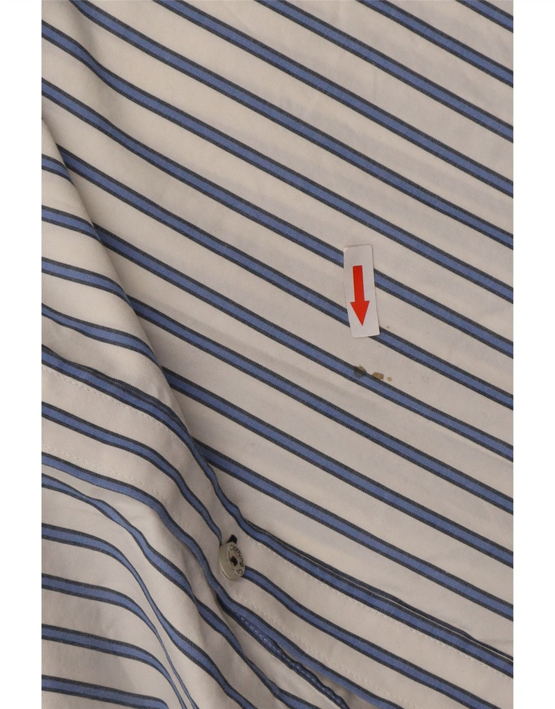 Crew Clothing Męska koszula o klasycznym kroju 2XL, bawełniana w białe paski