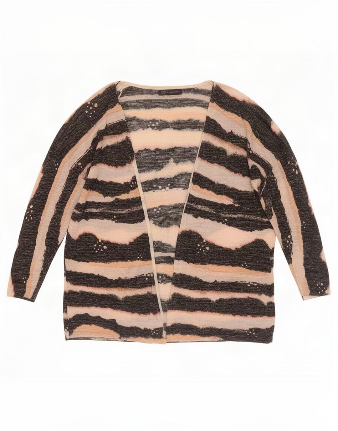 Marks & Spencer Damski sweter oversize UK 16, duże czarne paski