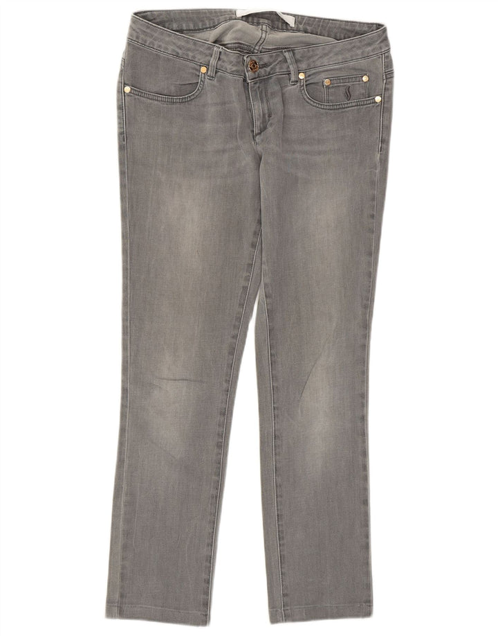 SIVIGLIA Womens Straight Jeans W31 L27 Grey Cotton